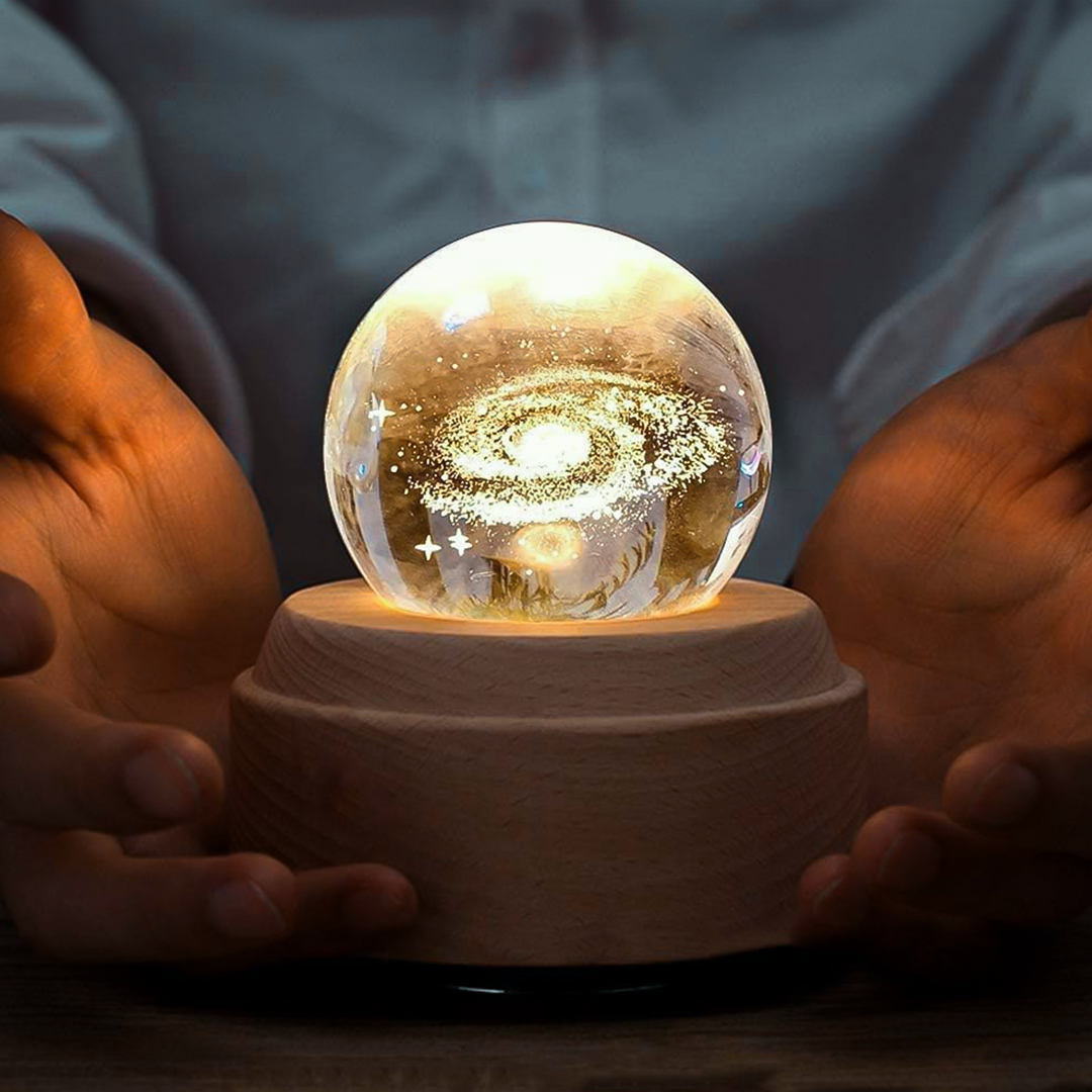 Crystal Space Ball Lamp