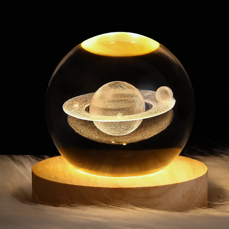 Crystal Space Ball Lamp