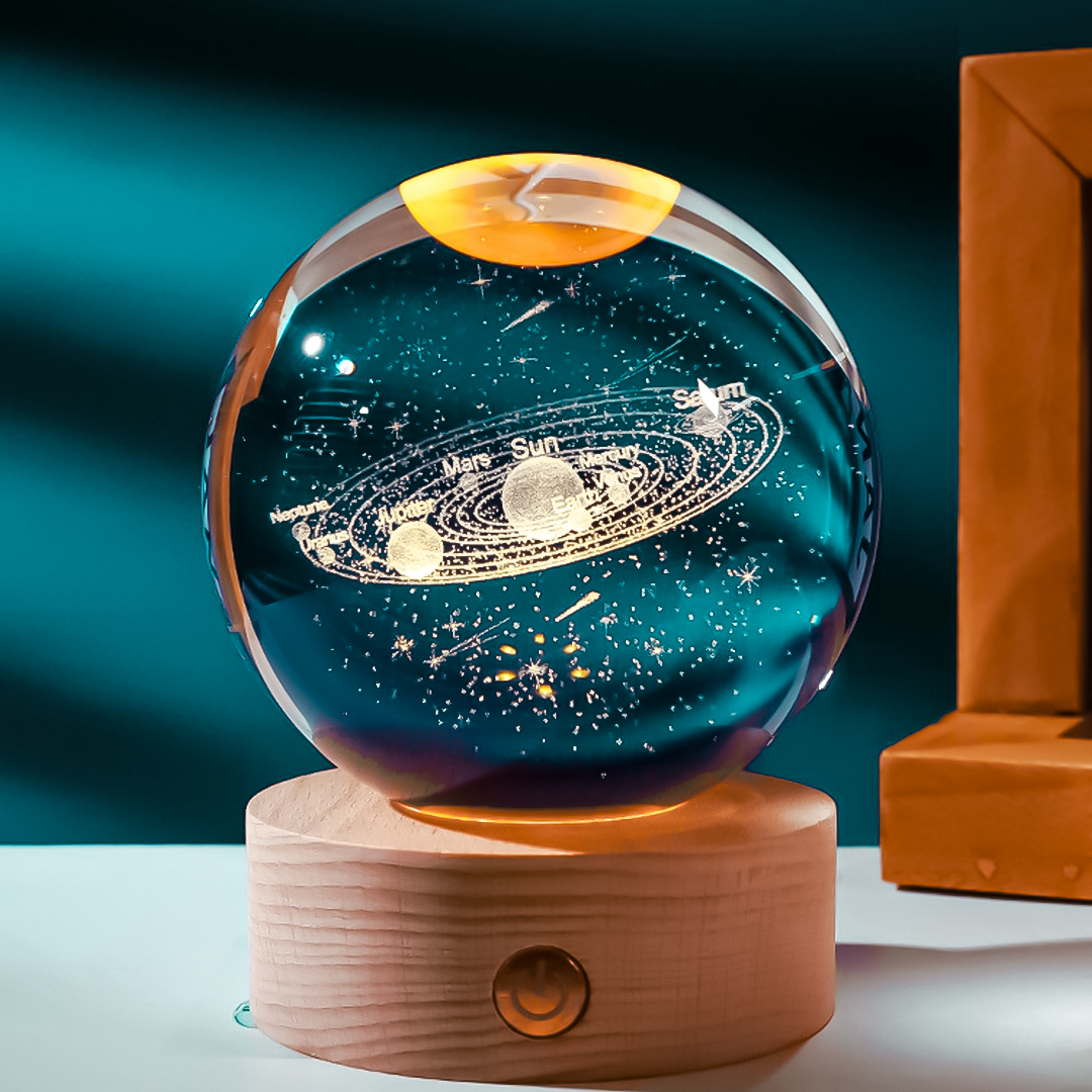 Crystal Space Ball Lamp