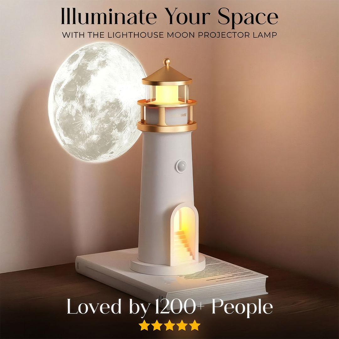 Lighthouse Moon Projector
