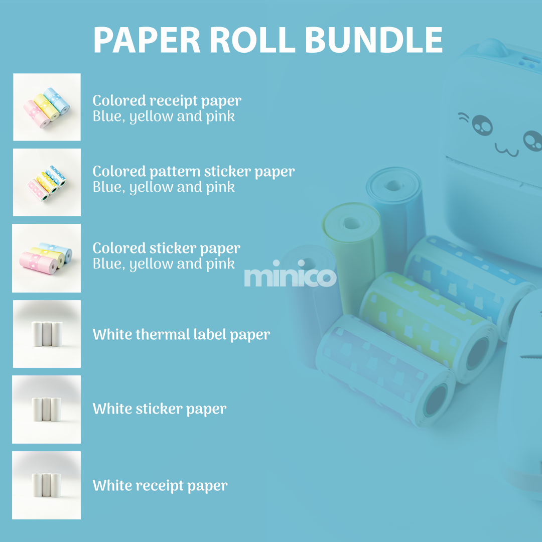 Printer Paper Roll Bundle