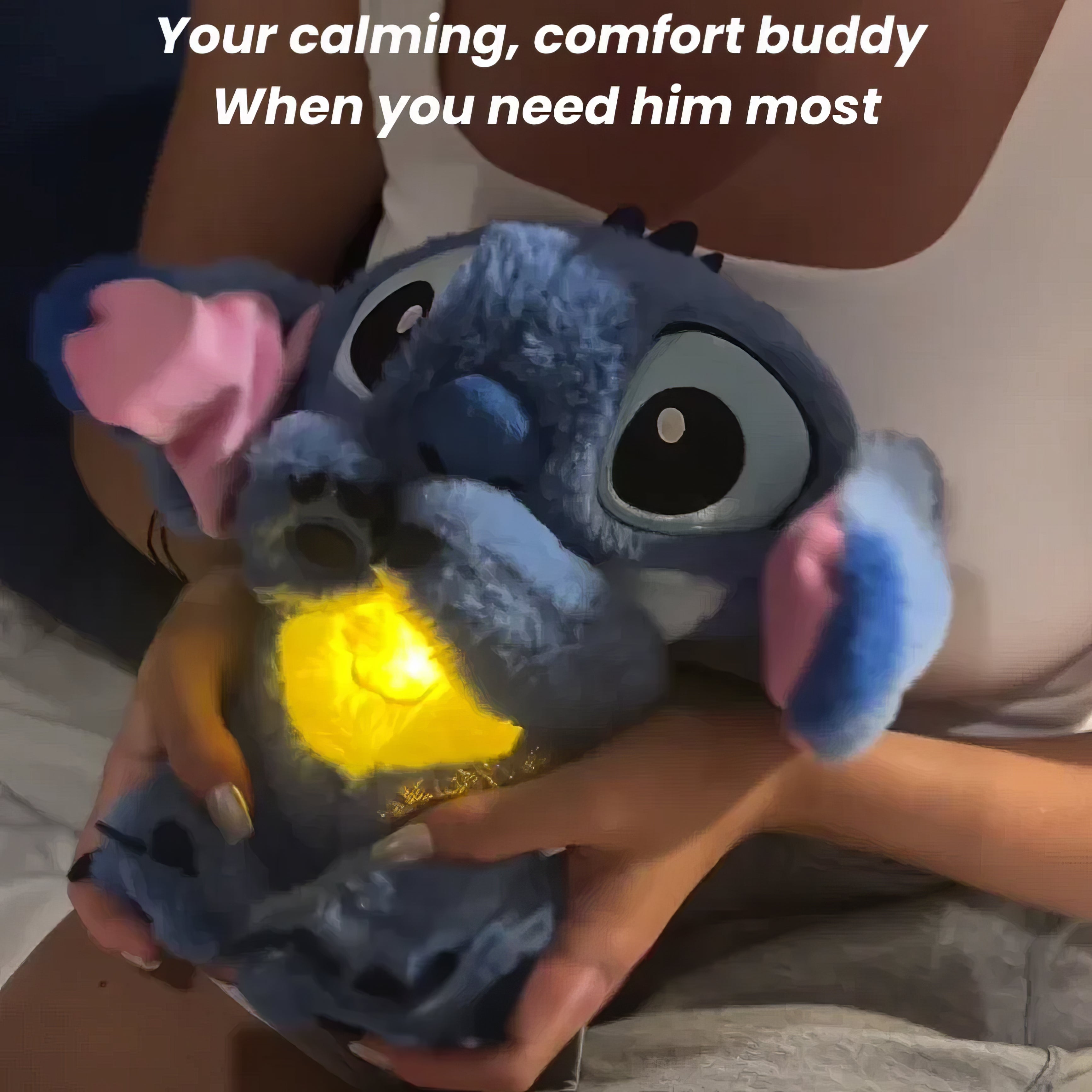 Breathing Stitch Plush Toy